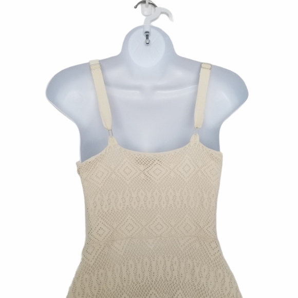 Aqua Womens Ivory Crochet Size Small Sundress. - Picture 6 of 7